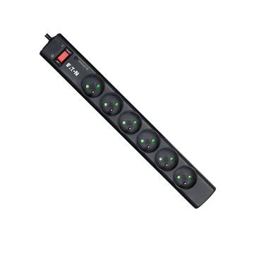 Eaton Protection Strip 6 prises FR - Multiprises parafoudre 10A / 2500W