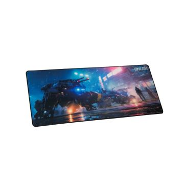 AS-300-Meca-Tank Tapis de souris XXL 40cm x 90cm, Surface de haute pr&eacute;cision, rev&ecirc;tement inf&eacute;rieur anti-d&eacute;rapant, Lavable en machine