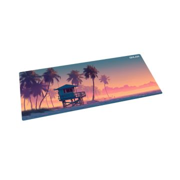 AS-300-Lifeguard Tapis de souris XXL 40cm x 90cm, Surface de haute pr&eacute;cision, rev&ecirc;tement inf&eacute;rieur anti-d&eacute;rapant, Lavable en machine