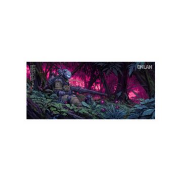 AS-300-Armor-Haiku Tapis de souris XXL 40cm x 90cm, Surface de haute pr&eacute;cision, rev&ecirc;tement inf&eacute;rieur anti-d&eacute;rapant, Lavable en machine