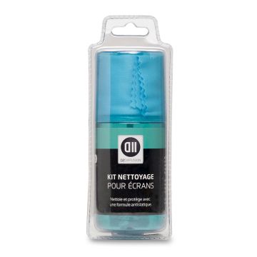 Kit de nettoyage - 1 spray 200ml + 1 chiffonnette en microfibres 15x17