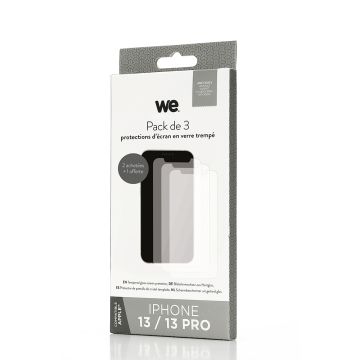 WE BUNDLE 3 verres trempés IPHONE 13 / 13 PRO