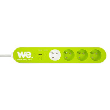 Multiprise connectée 3 connectées + 1 normale iOS 9 et Android 4.4 / Bluetooth avec parasurtenseur