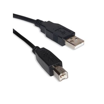Câble USB2.0 A mâle/B mâle 3 m noir