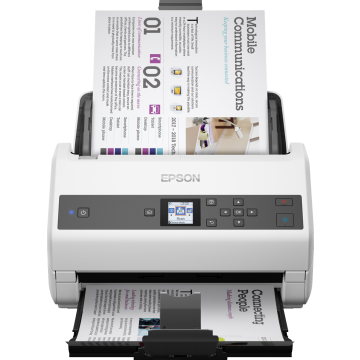 EPSON Scanner WF DS-870 - Scanner à défilement avec chargeur 100p, 600x600dpi, recto-verso, USB, 65ppm