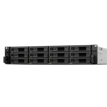 Synology - NAS rack SA3410 boitier nu 12 baies 3.5/2.5 alimentation redondante garantie 5 ans.