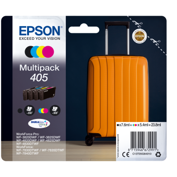 EPSON Multipack N 7.6ml + 5.4ml C/M/Y DURABrite Ultra Valise : 405/405XL