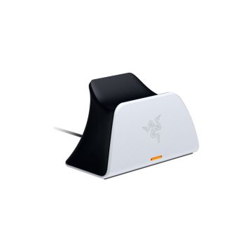 RAZER Quick Charging Stand pour Manette PS5 - Charge Rapide - Alimentation par USB - Blanc