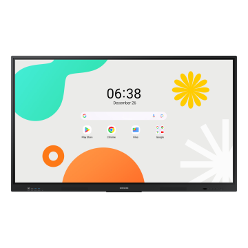 ECRAN SAMSUNG 75'' LFD WA75F Tactile intéractif 4K UHD 3840x2160 400cd/m² 16:9 Android 14 Certification EDLA HPs 15W x 2 compatible OPS / LH75WAFWLGCXEN