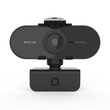 DICOTA Webcam USB PRO FHD Autofocus, Micro intégré,Plug&Play Couleur Noir cache web cam inclus Packaging retail D31841