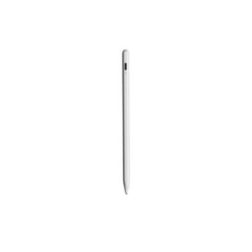 WE Stylet actif universel pour tablette/PC/smartphone - pointe 1.65mm - batterie 130 mAh - coloris blanc - USB-C - Coté plat et magnétique