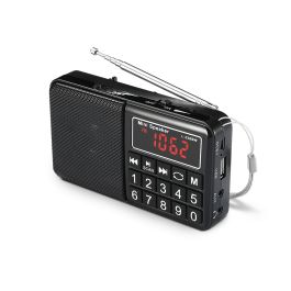 Radio Portable, Radio FM AM, Alimentée Par Batterie Et Secteur, MP3, Haut-parleur, Compatible