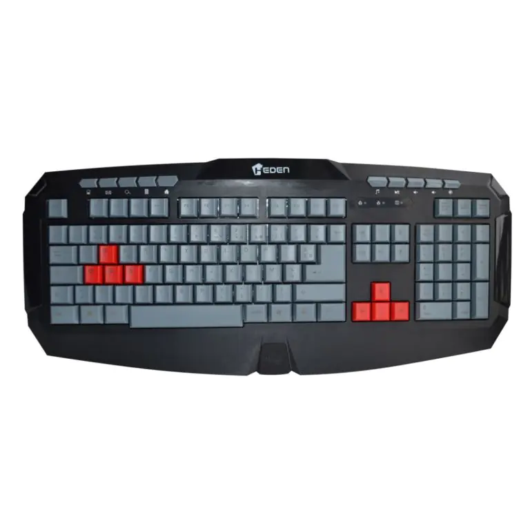 Clavier GAMER HEDEN 104 touches+10 touches multimedia/ 8 touches jeux - 0-CLAGAMEVIL