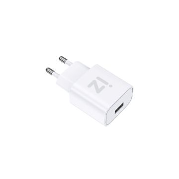 Chargeur secteur IZZY 1 port USB - 18W - blanc