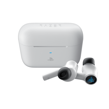 RAZER Écouteurs sans Fil Hammerhead HyperSpeed (PlayStation Licensed) PS5 Réduction Active du Bruit, Bluetooth 5.2, Jusqu'à 30H de batterie