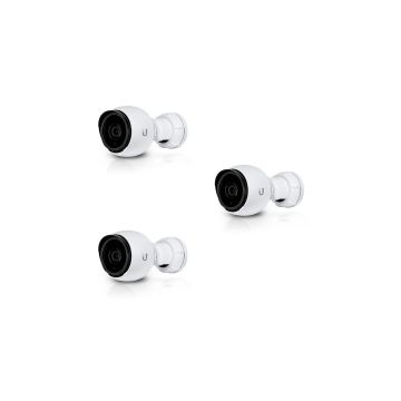 Ubiquiti - UVC-G4-BULLET-3 - Caméra de surveillance réseau extérieur, intérieur - couleur 1440p - audio - GbE (pack de 3).