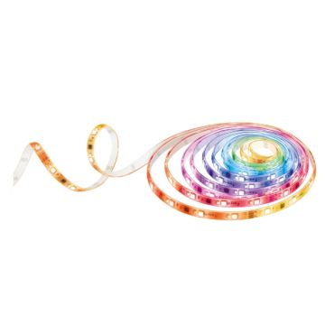 Bande LED WiFi Connectée Multicolore LED extra blanches ruban 5m adhésif 3M Apple HomeKit pris en charge 50 zones de couleurs Lumière blanche 1000 lumens
