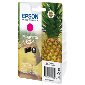 EPSON Cartouche Ananas encre 604 Magenta 2,4ml Alarme