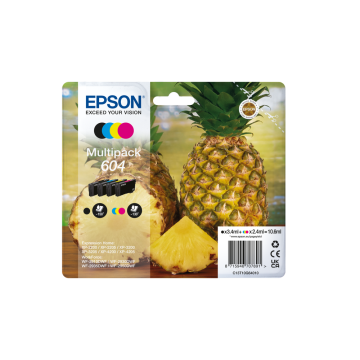 EPSON Multipack 4-colours Ananas 604 Ink . remplacer par C13T10G64020 alarme
