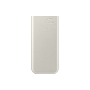 Batterie Externe 10 000 mAh Charge ULTRA rapide 25W USB typeC Charge 2 appareils simultane - BEIGE - EB-P3400XUEGEU