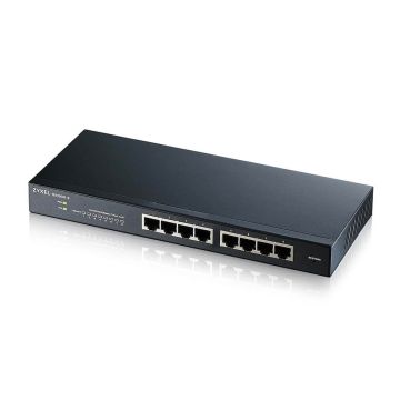 Zyxel GS1900-8 - Switch Smart Admin.8 x Gbps RJ45 - non rackable - fanless V2.