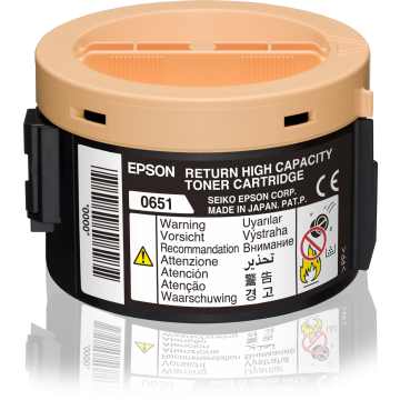 EPSON Cartouche Toner Noir return HC 2 200 pages