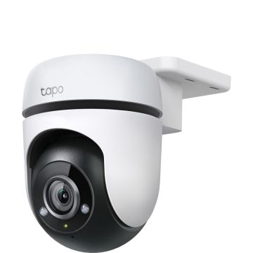 Caméra de sécurité Tapo WIFI Extérieure Panoramique/Inclinable 1080p stockage 512Go 2.4GHz IP65 Suivi de mouvement à 360° détection personnes Alarme sonore