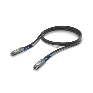 Ubiquiti UACC-DAC-QSFP28-1M – Câble DAC QSFP28 1M, compatible 100 Gbit/s débit maximal.