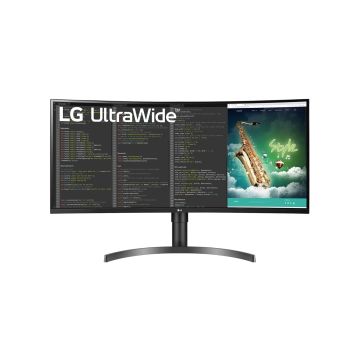 ECRAN LG 35 incurvé 21:9 5ms UltraWide 3440x1440 300cd/m² 2xHDMI Displayport USB HPs FreeSync pied reglable en hauteur 35WN75CP-B