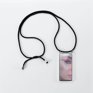 We coque de protection AVEC TOUR DE COU APPLE IPHONE 6/7/8/SE 2020 Noir