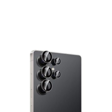 WE Lentilles de protection pour objectifs d'appareil photo SAMSUNG S25 ULTRA transparent/noir (5 lentilles incluses)