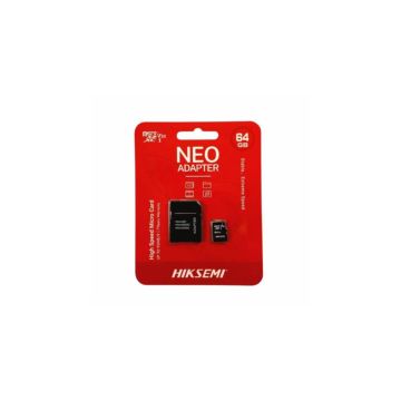 CARTE MEMOIRE HIKSEMI M-SD 64G MICRO SDHC - SERIE C1 AVEC ADAPTATEUR 92MB/s 30MB/s Class 10