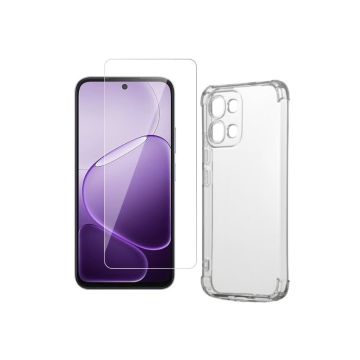 WE PACK verre trempé et coque de protection transparente OPPO A6 PRO 4G/5G