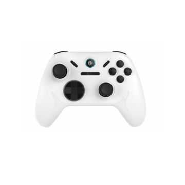 GP-PC-WL-WH Manette sans fil blanche pour PC, 2.4Ghz, joystick "hall effect", 19boutons, compatiblePS3/Andro&iuml;d/Switch/Switch 2."."