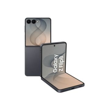 Smartphone Galaxy Z Flip8 GRAPHITE Exynos 2600 12Go 256Go Ecran Pliable 6,9'' et 4,1'' Dynamic AMOLED 2X 120Hz AI intégrée Batterie 4 300mAh IP48 SM-F776BZKGEUB