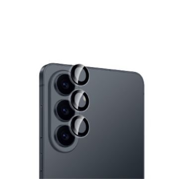 WE Lentilles de protection pour objectifs d'appareil photo SAMSUNG S26 PLUS transparent/noir (2 lentilles incluses)
