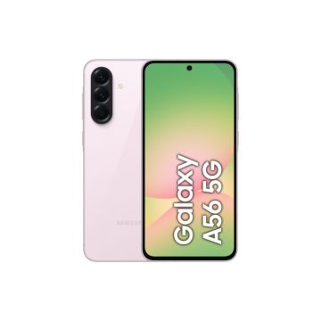 Smartphone Galaxy A56 Rose 5G 8Go 256Go Android 15 Batt 5000mAh CR 45W Ecran 6.7'' FHD+ DAS tête 0,610W/Kg 