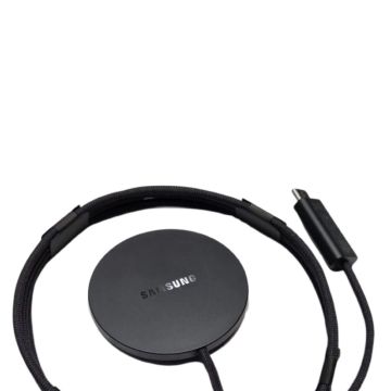 Pad Induction 25W 'Magnet' Gris foncé pour Galaxy S, Z et Buds câble inclus SAMSUNG EP-P2900BBEGWW