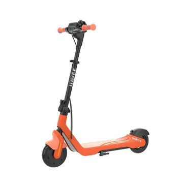 Trottinette électrique Navee K100 Pro Enfant 130 W Noir et Orange 130W 16 Km/h 17 Km/h  7 pneu creux Tambour AR Guidon ajustable avec 3 p