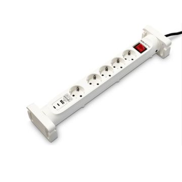SALICRU Multiprises Parafoudre SPS SAFE 5S+ Blanc 5 prises Schuko 680DA000003