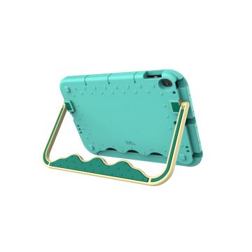 Coque de protection WeKids pr Ipad 10.2/10.5, support et poingée intégrés, cmpt iPad 10.0 2019 et 2020, iPad Pro 10.5" 2017, iPad Air 10.5 2019, vert d'eau