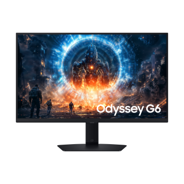 Ecran 27'' Samsung Gaming ODYSSEY G6 - G60F Noir IPS 2560x1440 16:9 180Hz 1ms 350 cd/㎡ HDR 400 HDMI Displayport Pied réglable haut inclinable orientable pivot 