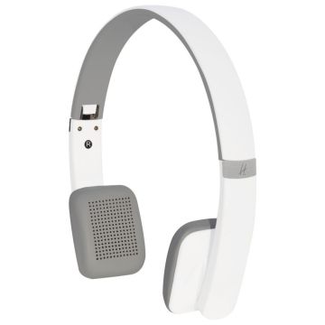 Casque micro Halterrego H.Swallow bluetooth/filaire, blanc