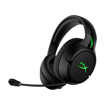HyperX CloudX Flight Noir et vert - Casque sans fil, Coussinets à mémoire de forme,