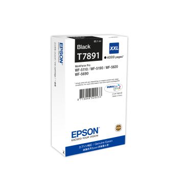EPSON Cartouche Encre T7891 Noir XXL 4 000 pages WF-51xx/56xx