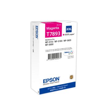 EPSON Cartouche Encre T7893 Magenta XXL 4 000 pages WF-51xx/56xx