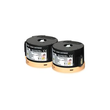 EPSON Pack 2x Cartouche Toner Noir (2x 2500p)