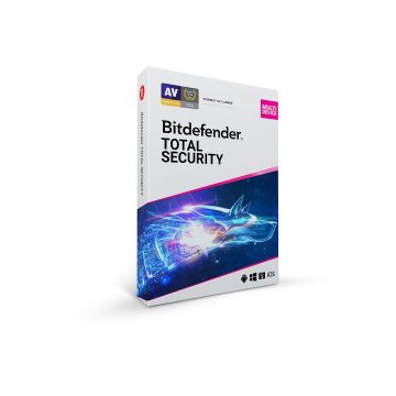 Bitdefender Total Security "Offre Attachement" 2 ANS 10 POSTES - Ne peut être vendu qu'en bundle uniquement, avec un PC, Mac, Tablette ou Smartphone