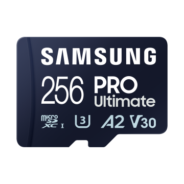 CARTE MEMOIRE SAMSUNG 256 Go MICRO-SD Pro Ultimate Classe 10 Lecture 200 Mo/s Ecriture 130 Mo/s MB-MY256SA/WW