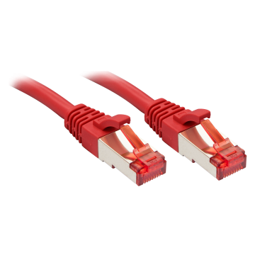 Câble réseau Rouge Cat.6 S/FTP, 0.3m